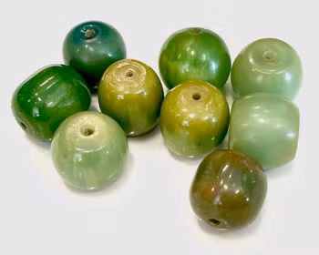 Gammal bakelit pärlor 21 gram