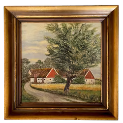 N. Wollmer, Obraz olejny na płótnie, sygnowany