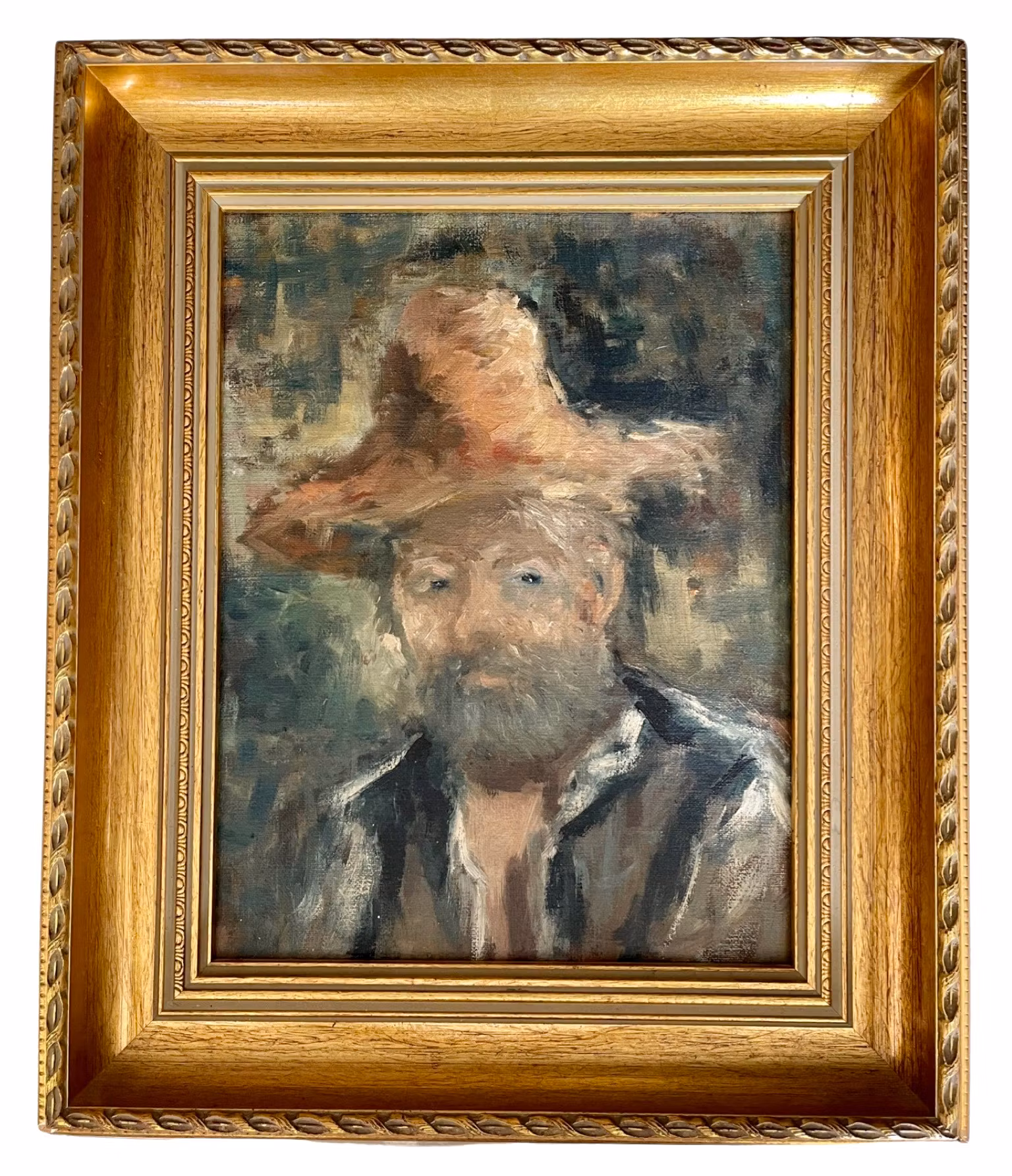 Oidentifierad konstnär, olja på duk