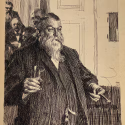 Anders Zorn (Sverige 1860-1920) En skål i Idun II