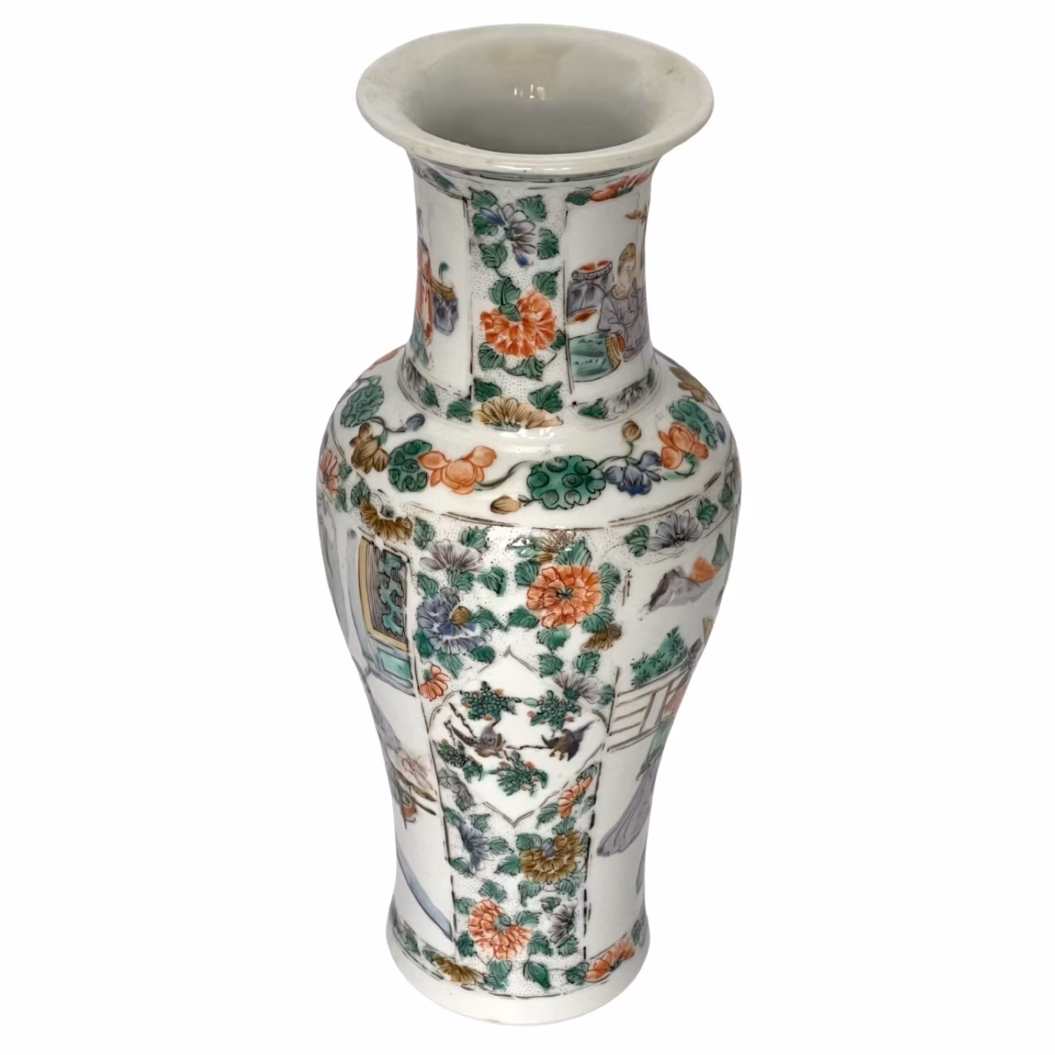 China, Qing dynasty (1644-1912) porcelain vase