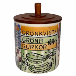 Jie av Anita Nylund "Grönkvists gröna gurkor" ur Vår lilla stad.