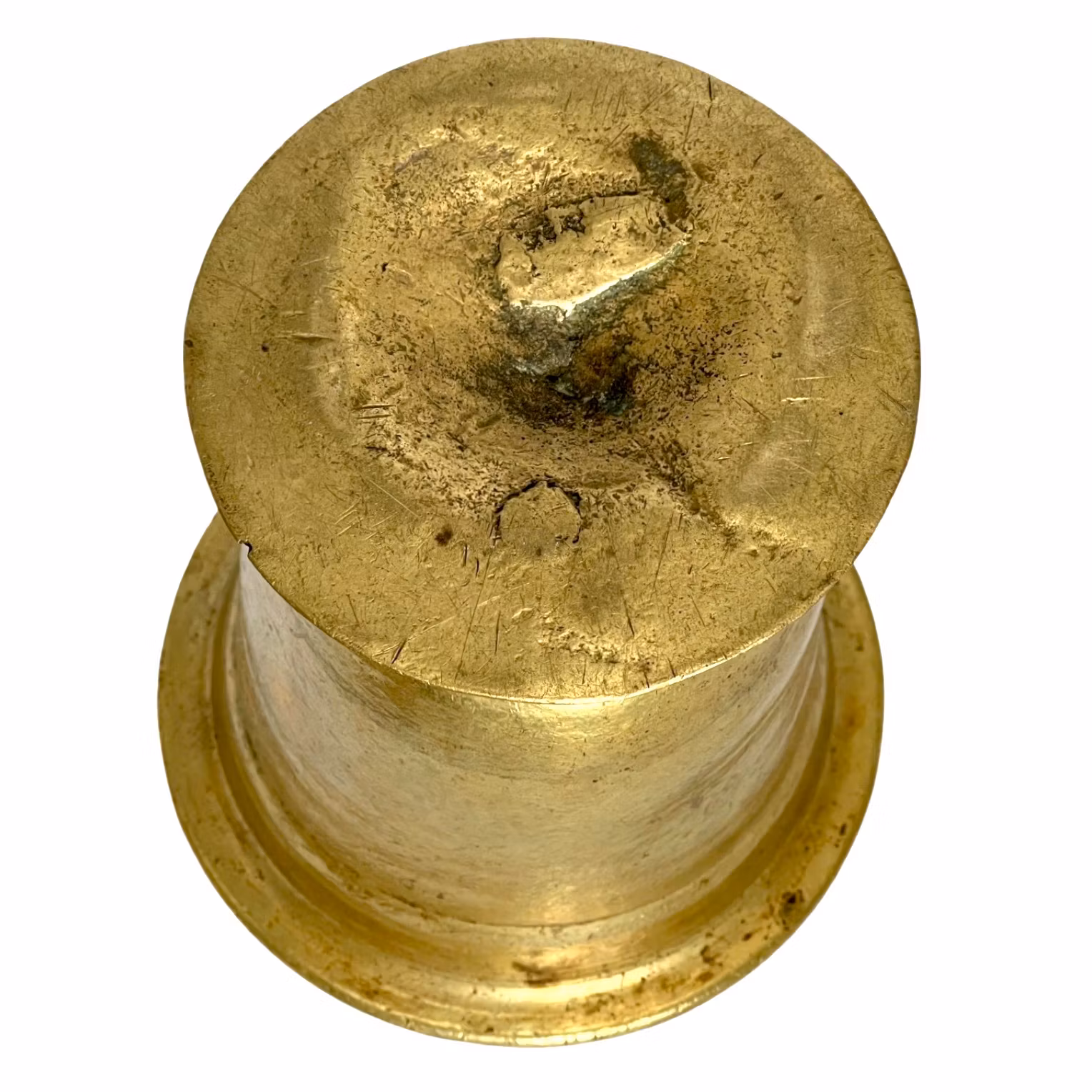 Mørtel med stød, Messing, 1700-tallet