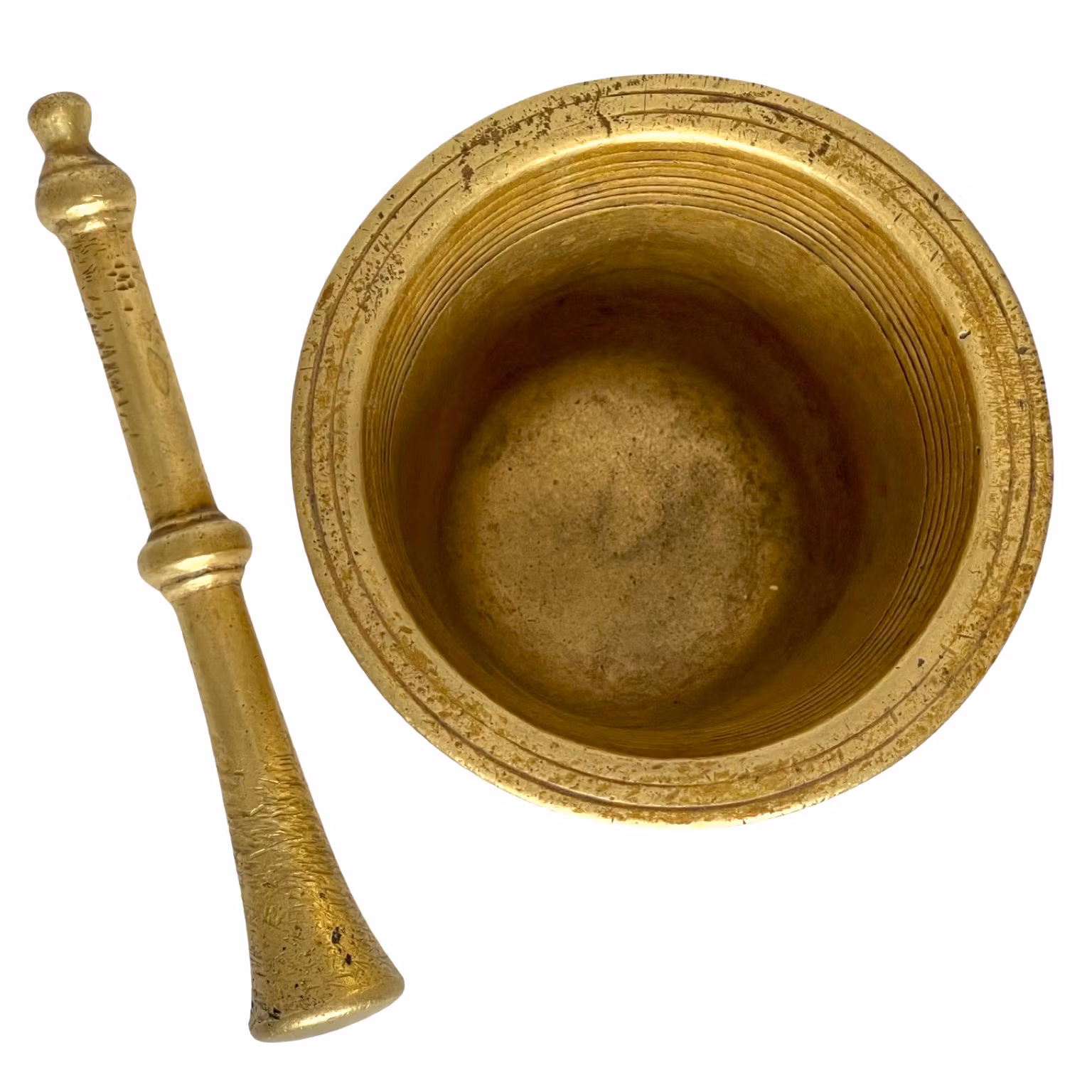 Mørtel med stød, Messing, 1700-tallet