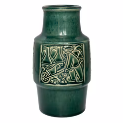 Michael Andersen & Son, Denmark, green vase