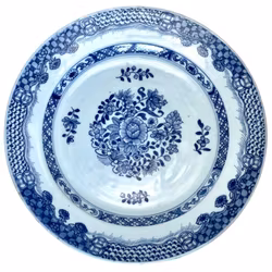 Qianlong perioden (1735-1796) kinesiskt porslins fat