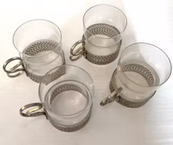 4 stuks, Iittala Glas, Teglas Tsaikka, Finland