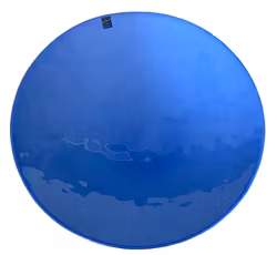 Piatto da frutta, vetro blu, Eva Englund, Indigo Pukeberg, firmato