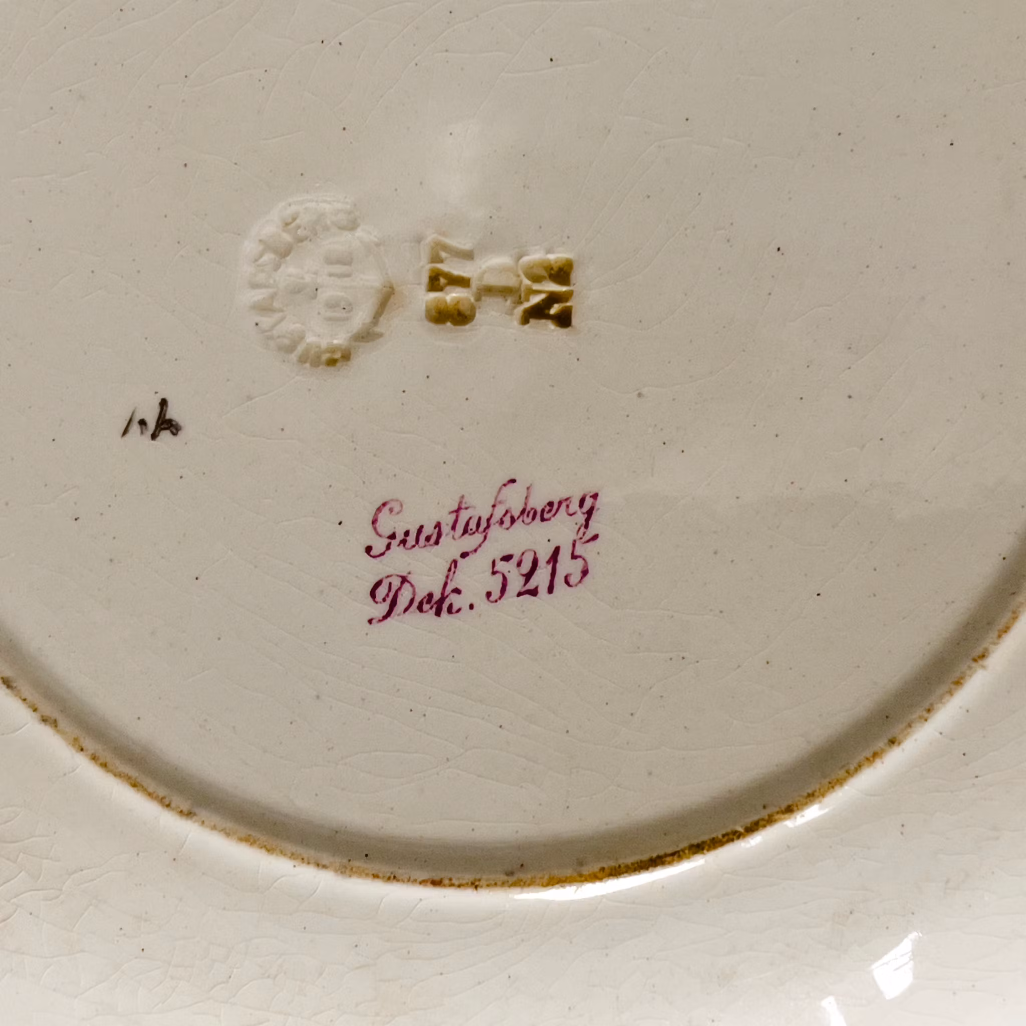 Gustavsberg plater 1918, tre forskjellige størrelser