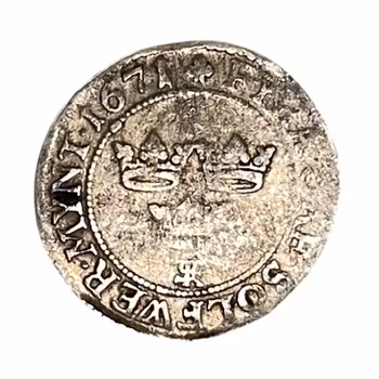 Karl XI. 4 öre 1671