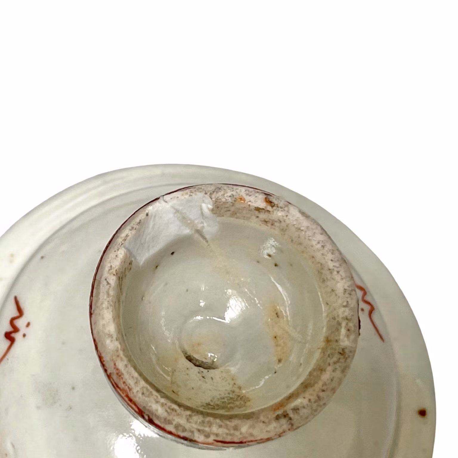 Skål på fod, porcelæn, Kina, 1800-tallet