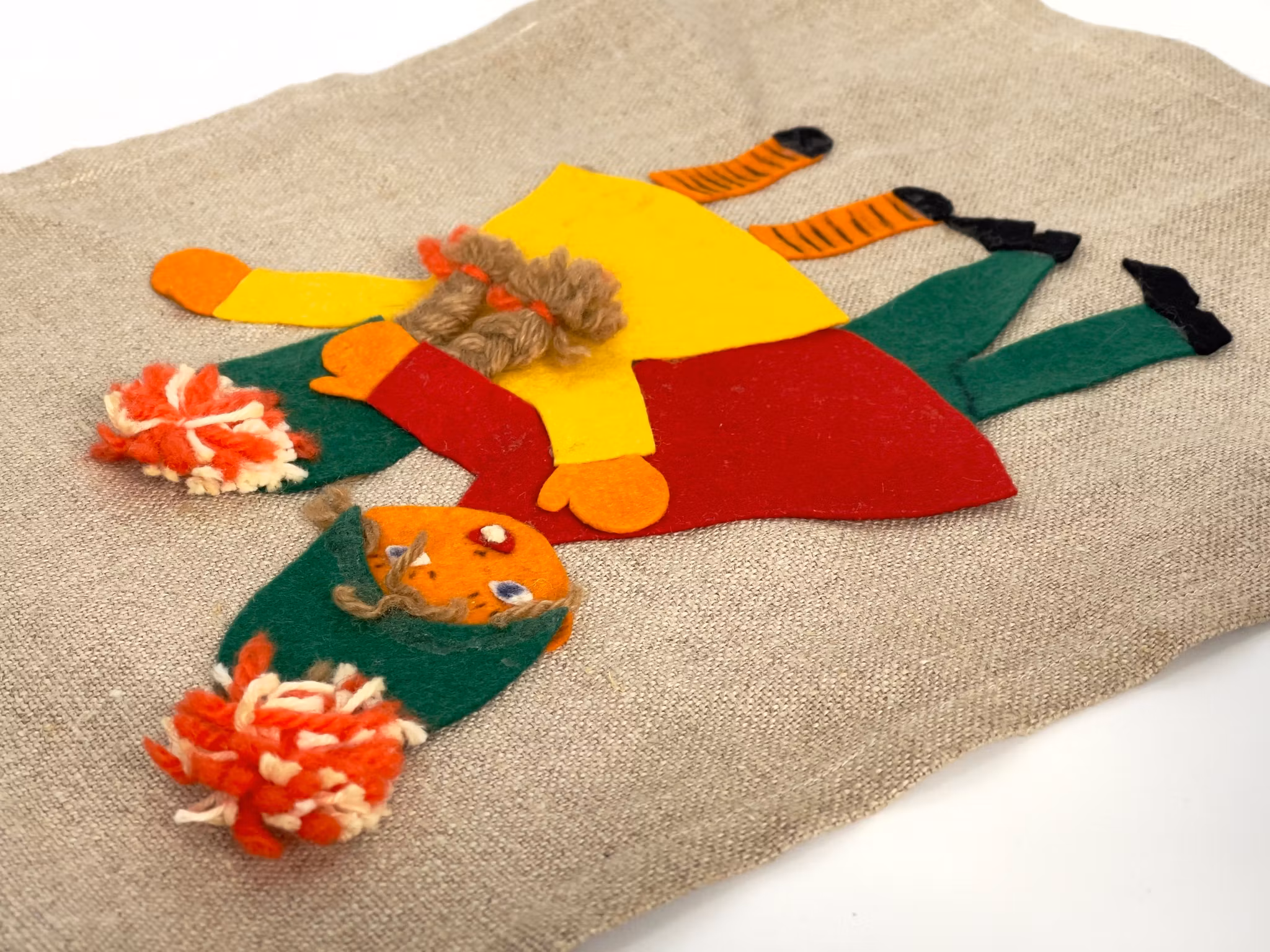 Retro handgjord unik bild, väggbonad