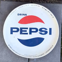 Vintage reklambricka PEPSI 1960-talet, England