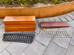 Retro 15 st Stringhyllor med 10 gavlar