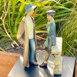 To store skulpturer Piazza, kunstmesse