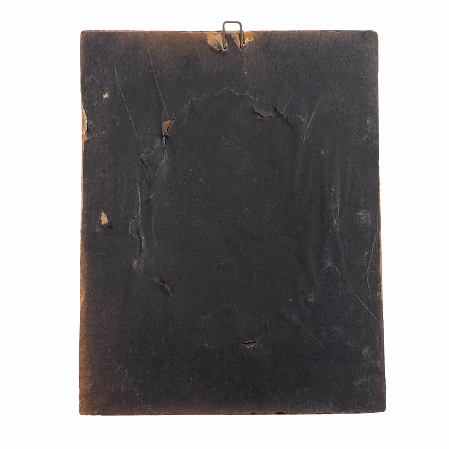 Miniatyrmaleri bærer signatur, ramme av bein