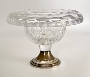 Vintage, Kristallskål på fot