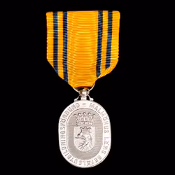 medaglia d argento Associazione per l&#39;addestramento al comando della contea di Malmöhus