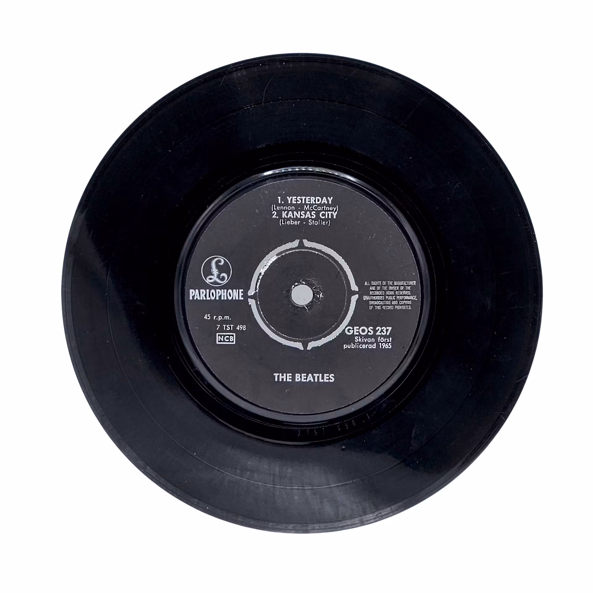 Die Beatles, Dizzy Miss Lizzy, Vinyl-EP