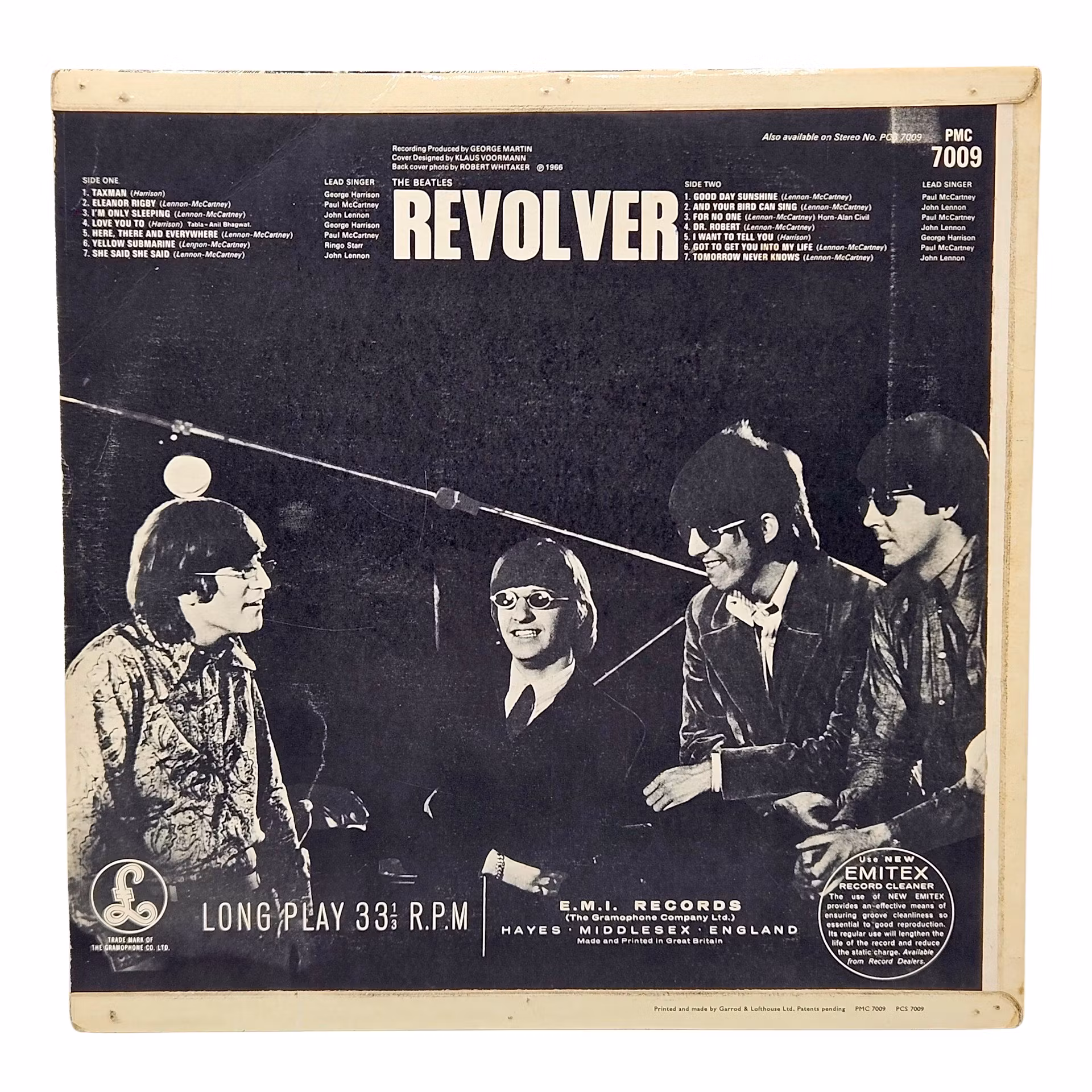 The Beatles, Revolver, Vinyl LP, 1966 Storbritannia