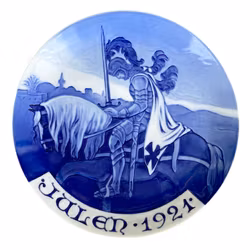 Rörstrand juleplatte 1921