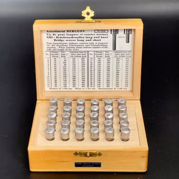 Bergeon, sortiment 2646 - NHS broskruvar, Swiss