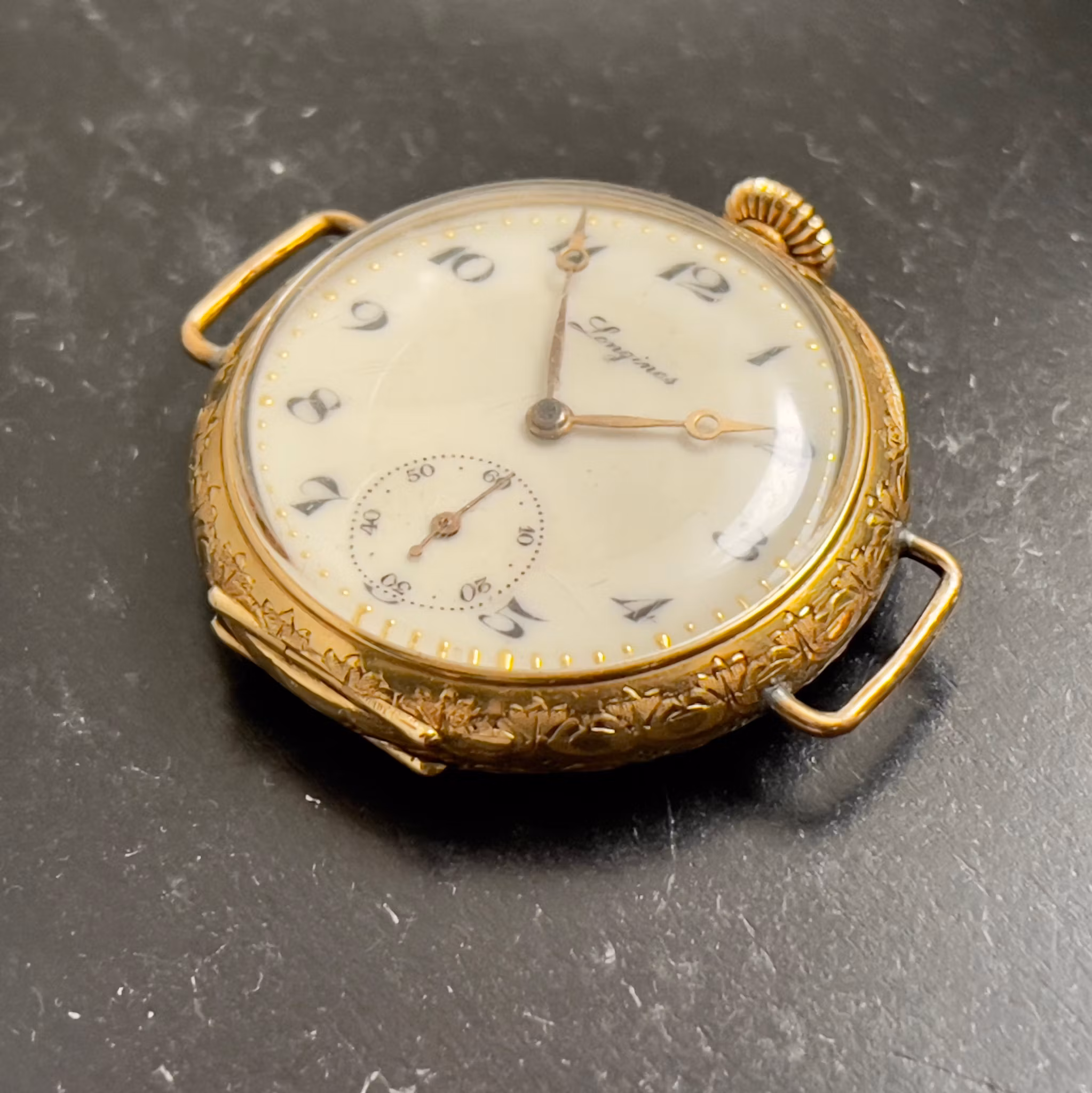 Longines fickur i 18 k guld