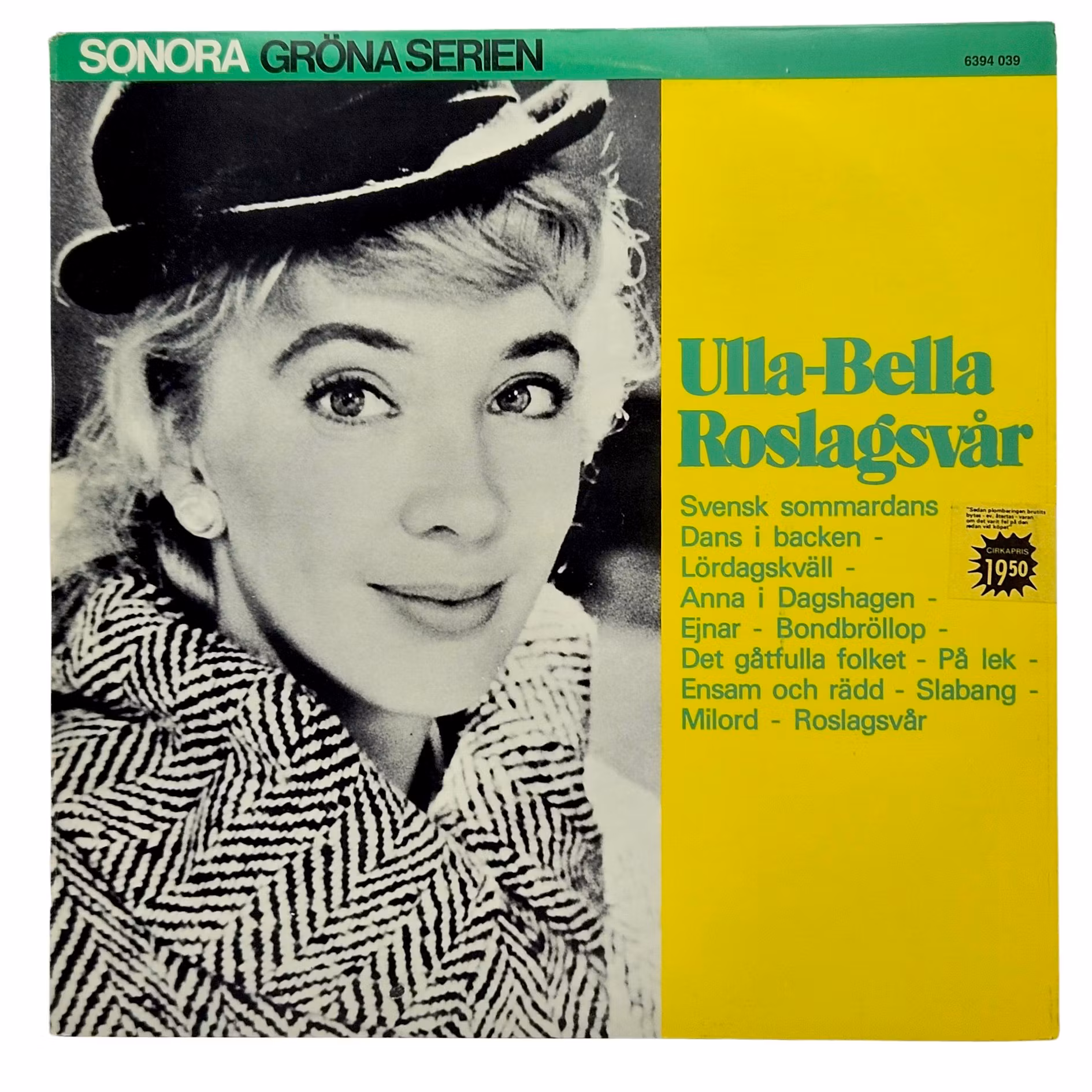 Ulla Bella, Roslagsvår, Vinyl LP NEW