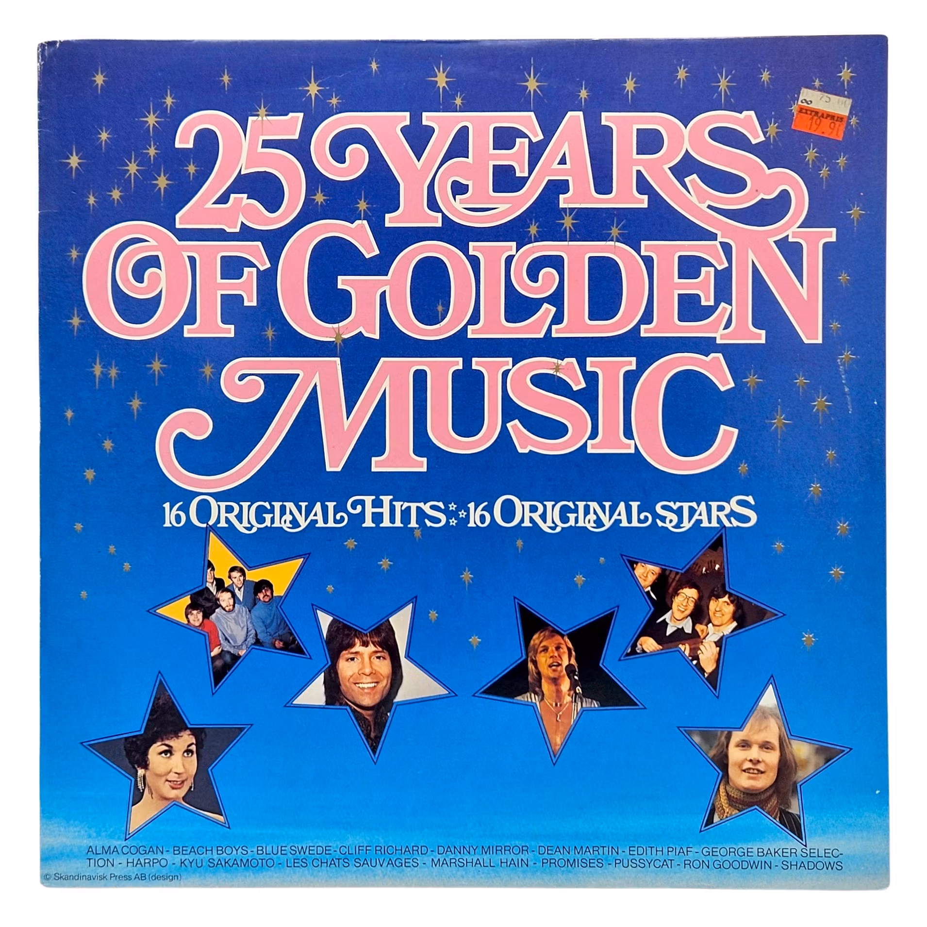 25 Jahre goldene Musik, 16 Original-Hits, Vinyl-LP
