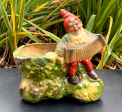 Accordion Santa, Germany, early 20th century, signed