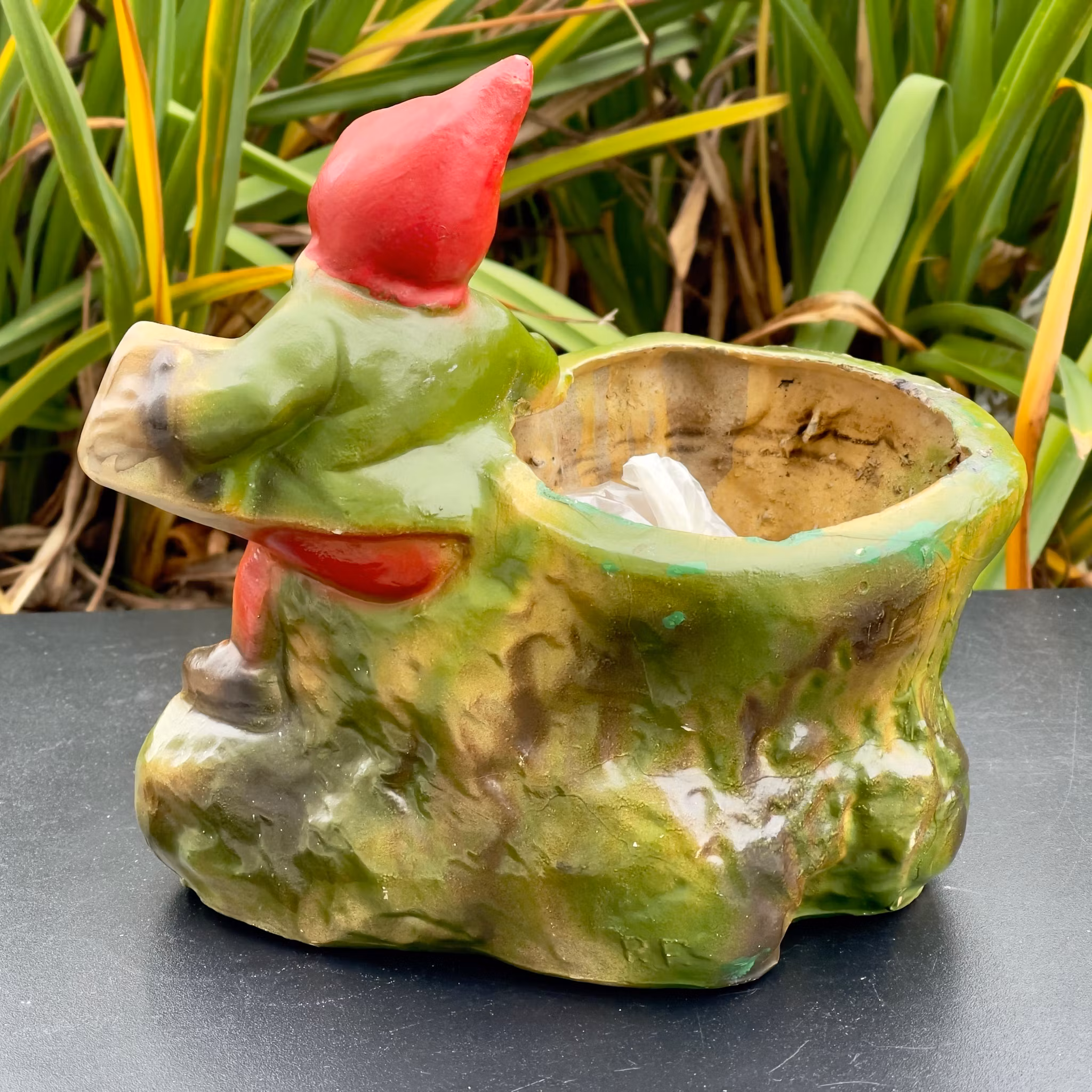 Accordion Santa, Germany, early 20th century, signed