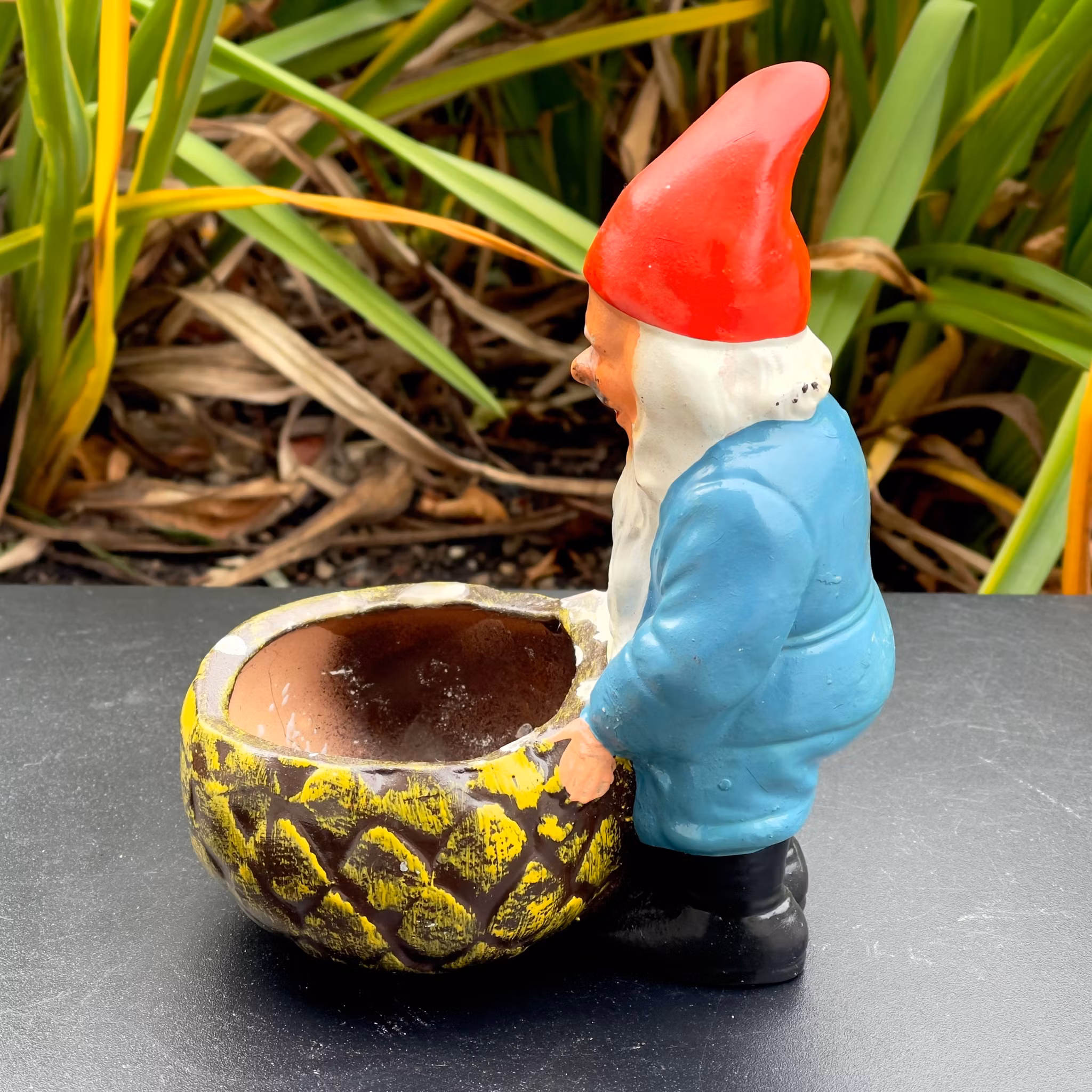 Oudere kerstman terracotta