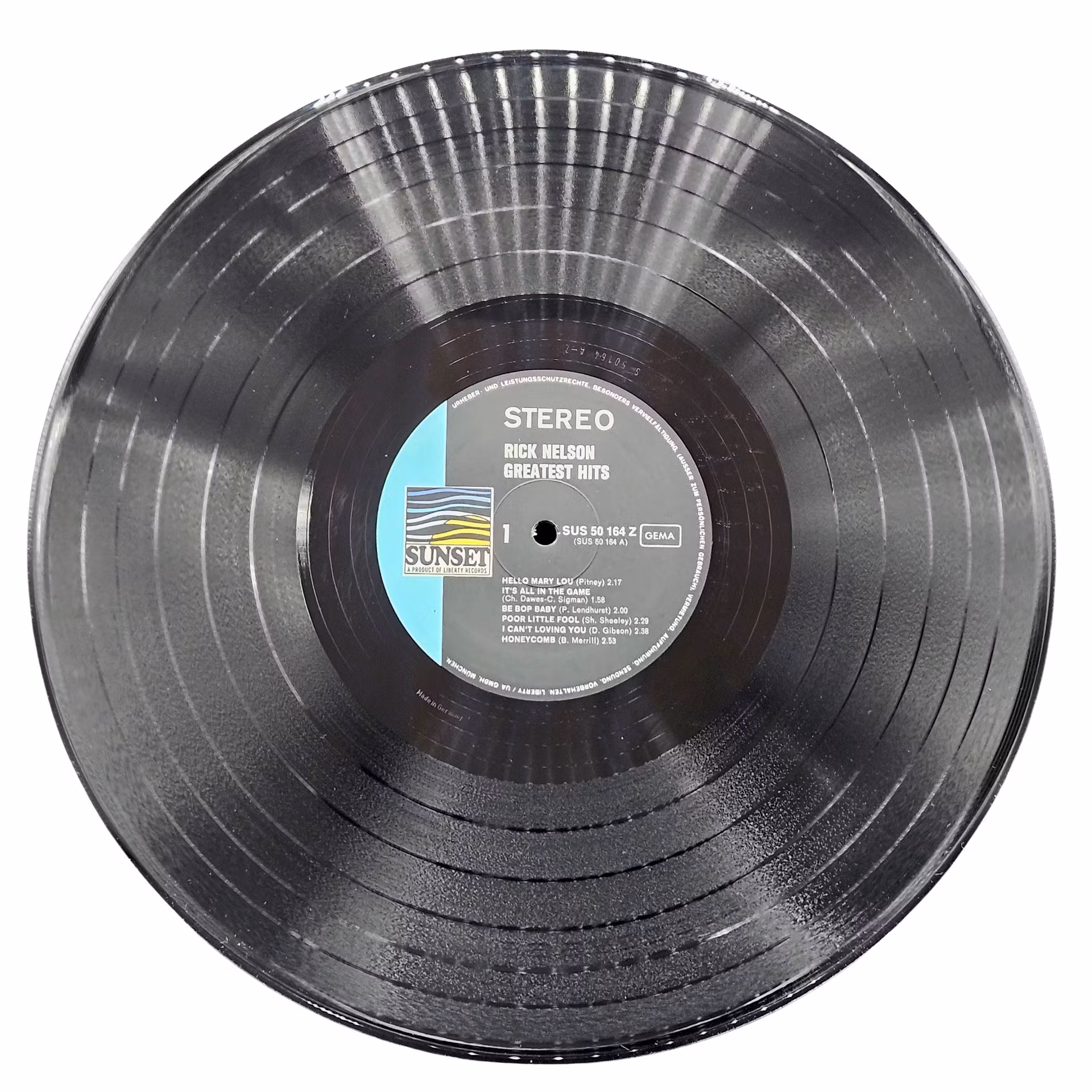 Rick Nelson, Greatest Hits, Vinyl-LP