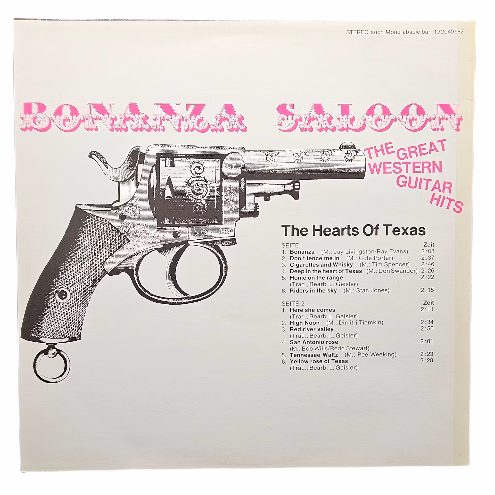 Bonanza Saloon, The Great Western Guitar Hits, Vinyl LP