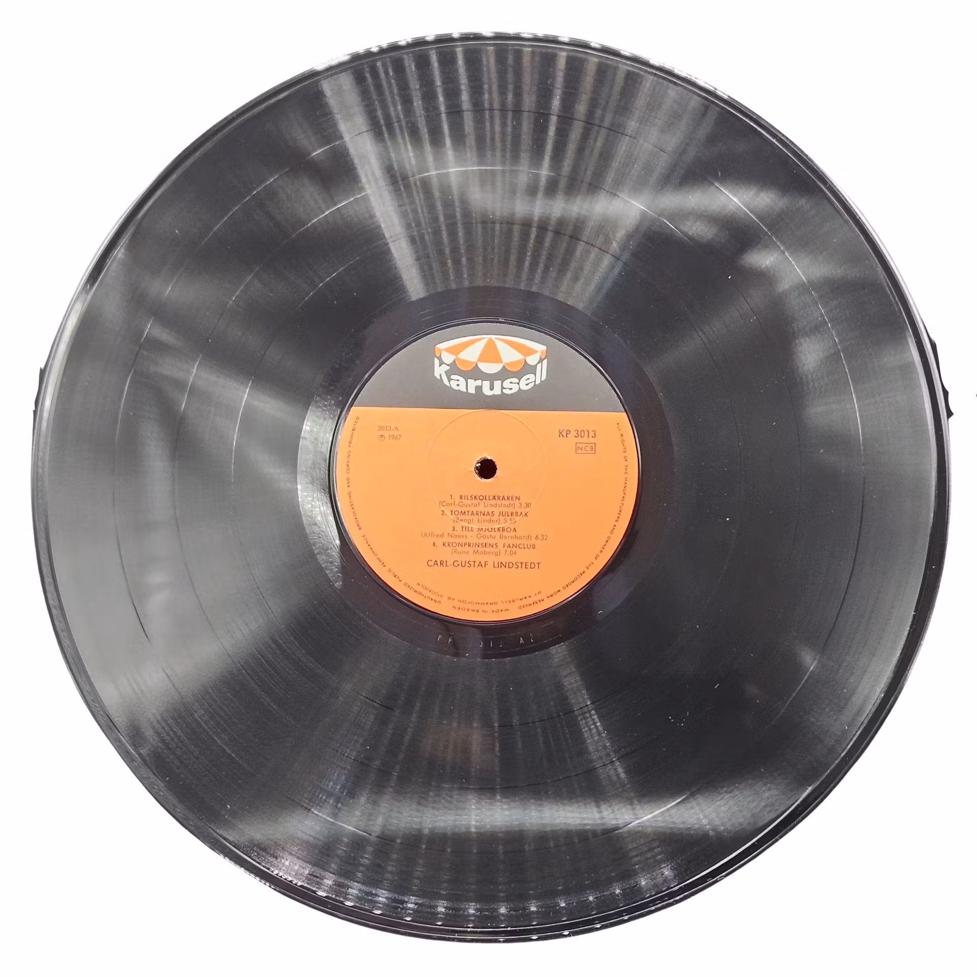 Carl Gustaf, profesor de autoescuela, LP de vinilo