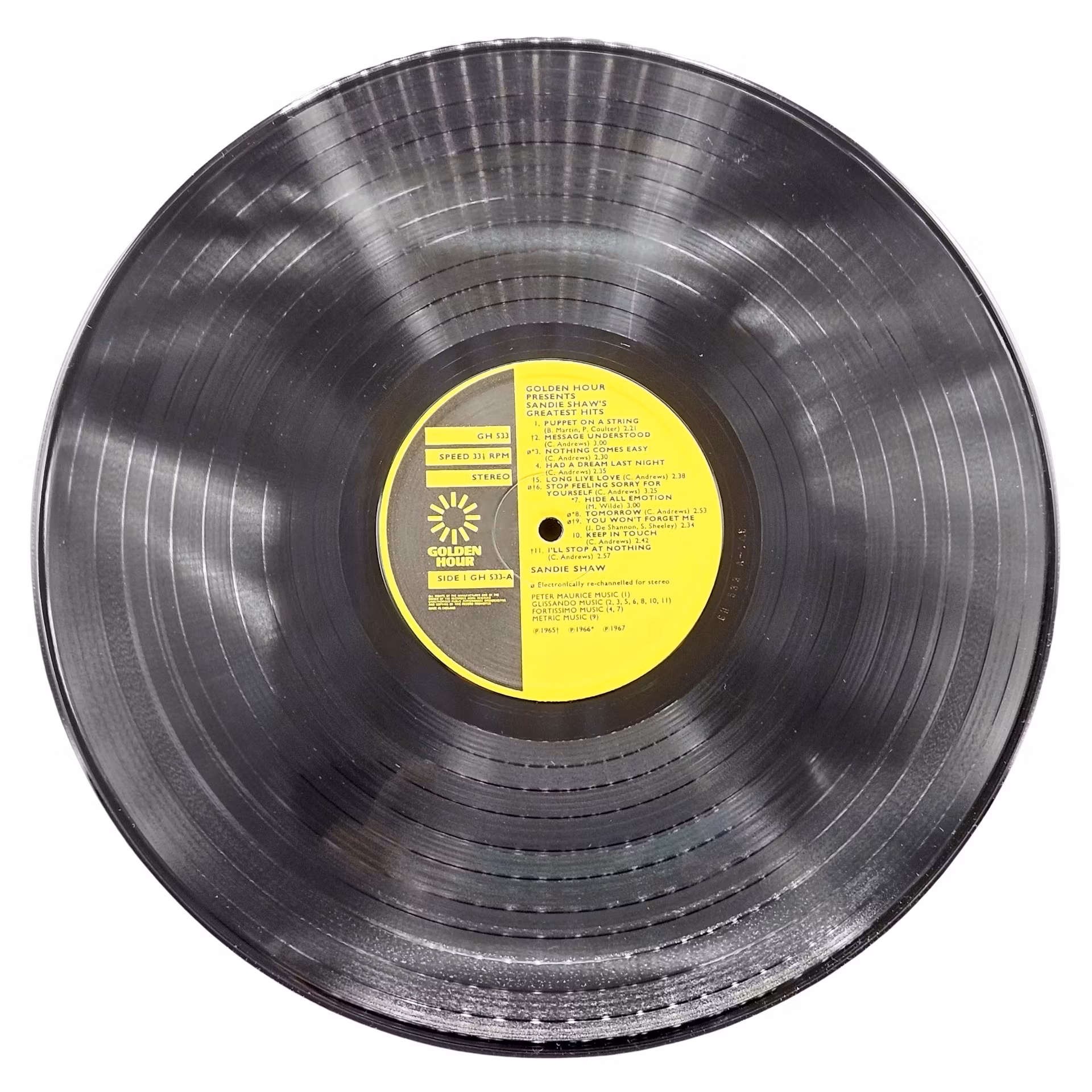 LP de vinilo de grandes éxitos de Sandie Shaw