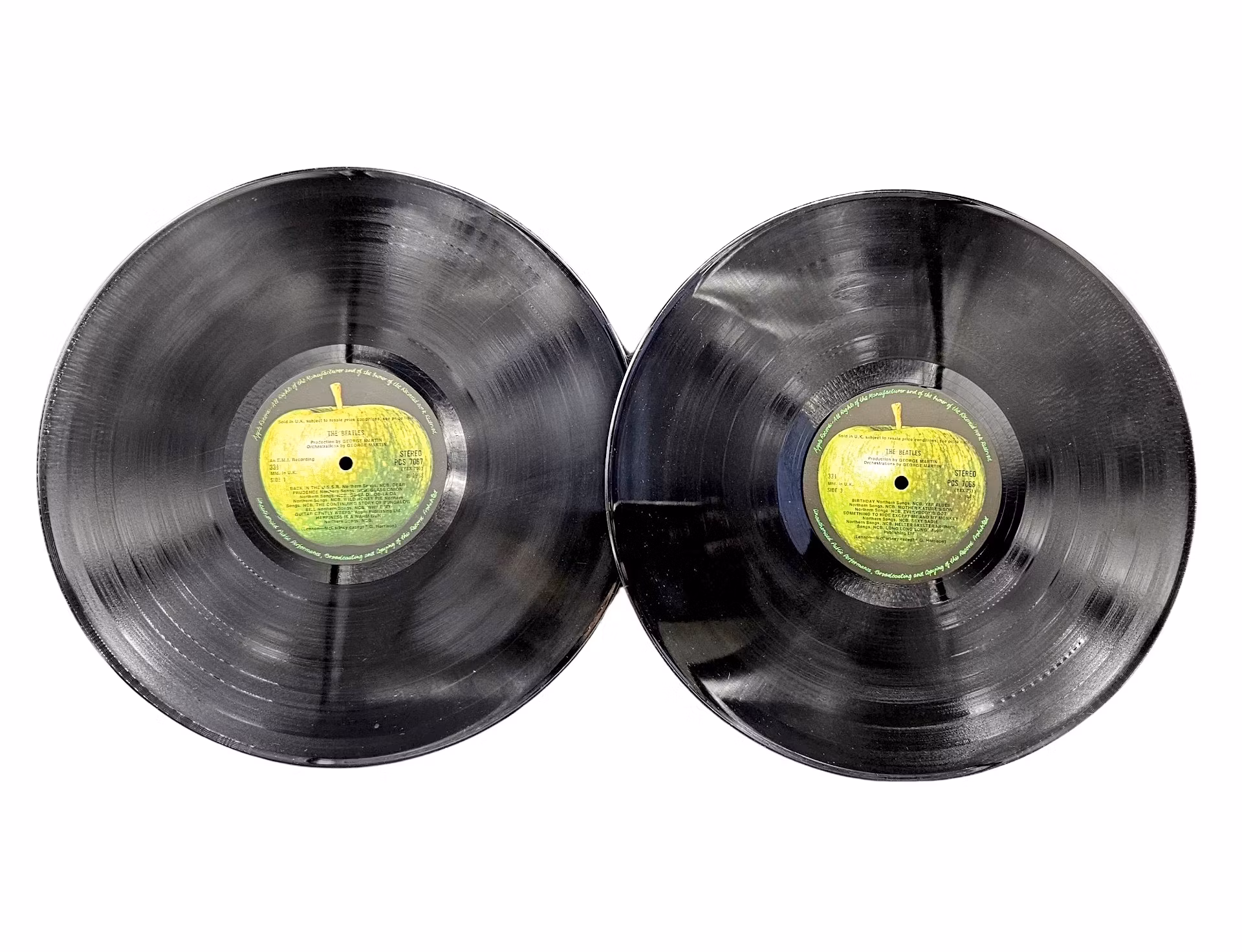 The Beatles No 0509707, White Album Vinyl Record LP Apple, 1968 UK