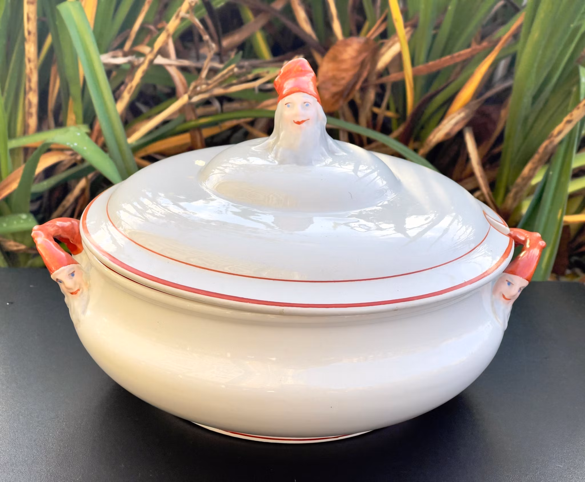 Rörstrand Weihnachtsservice Breischale mit zwei Griffen