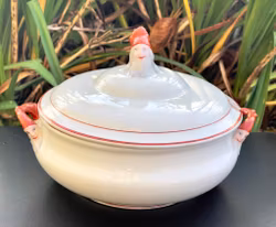 Rörstrand Weihnachtsservice Breischale mit zwei Griffen