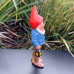 Older Santa terracotta with lantern