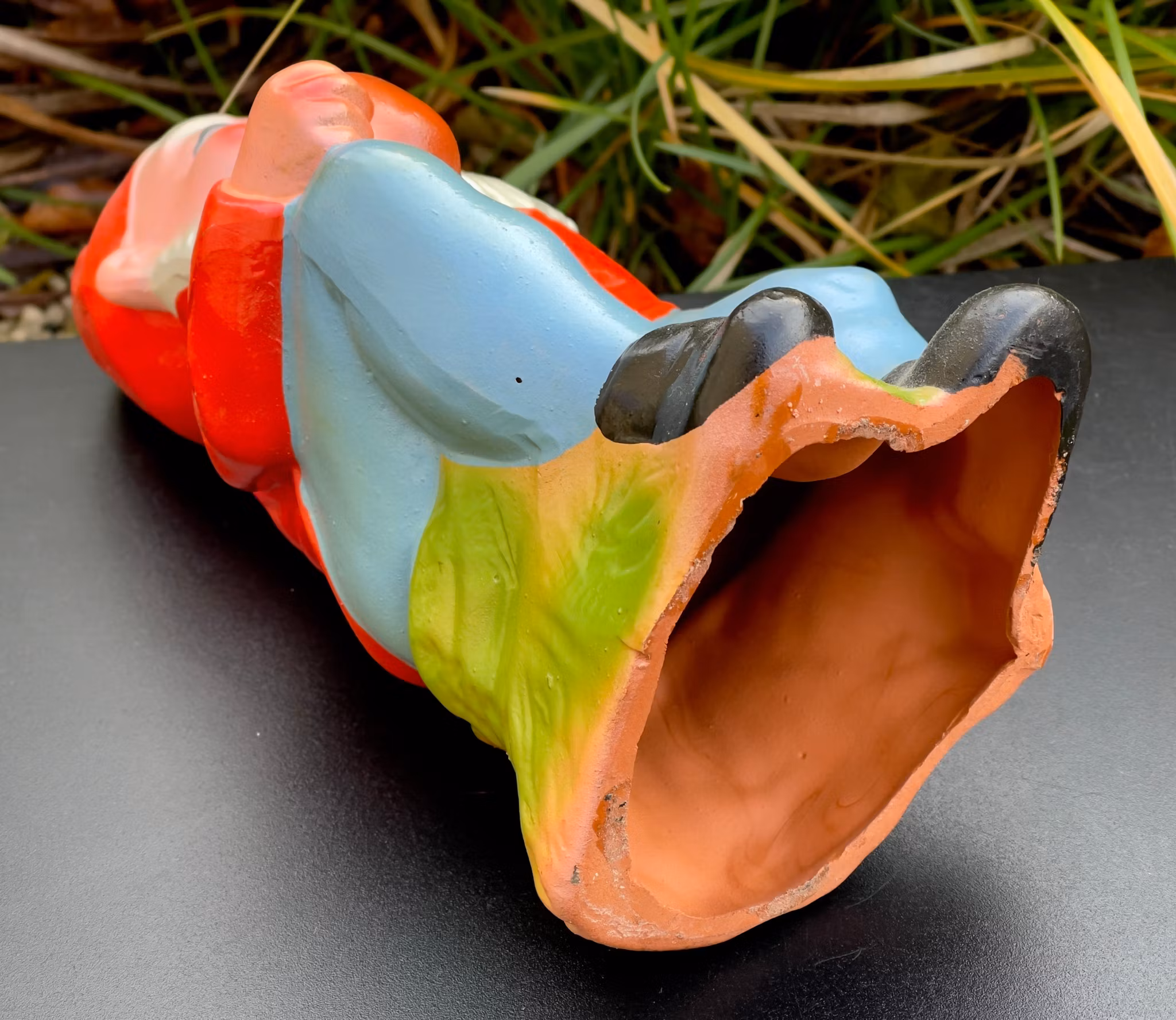 Älterer Weihnachtsmann aus Terrakotta