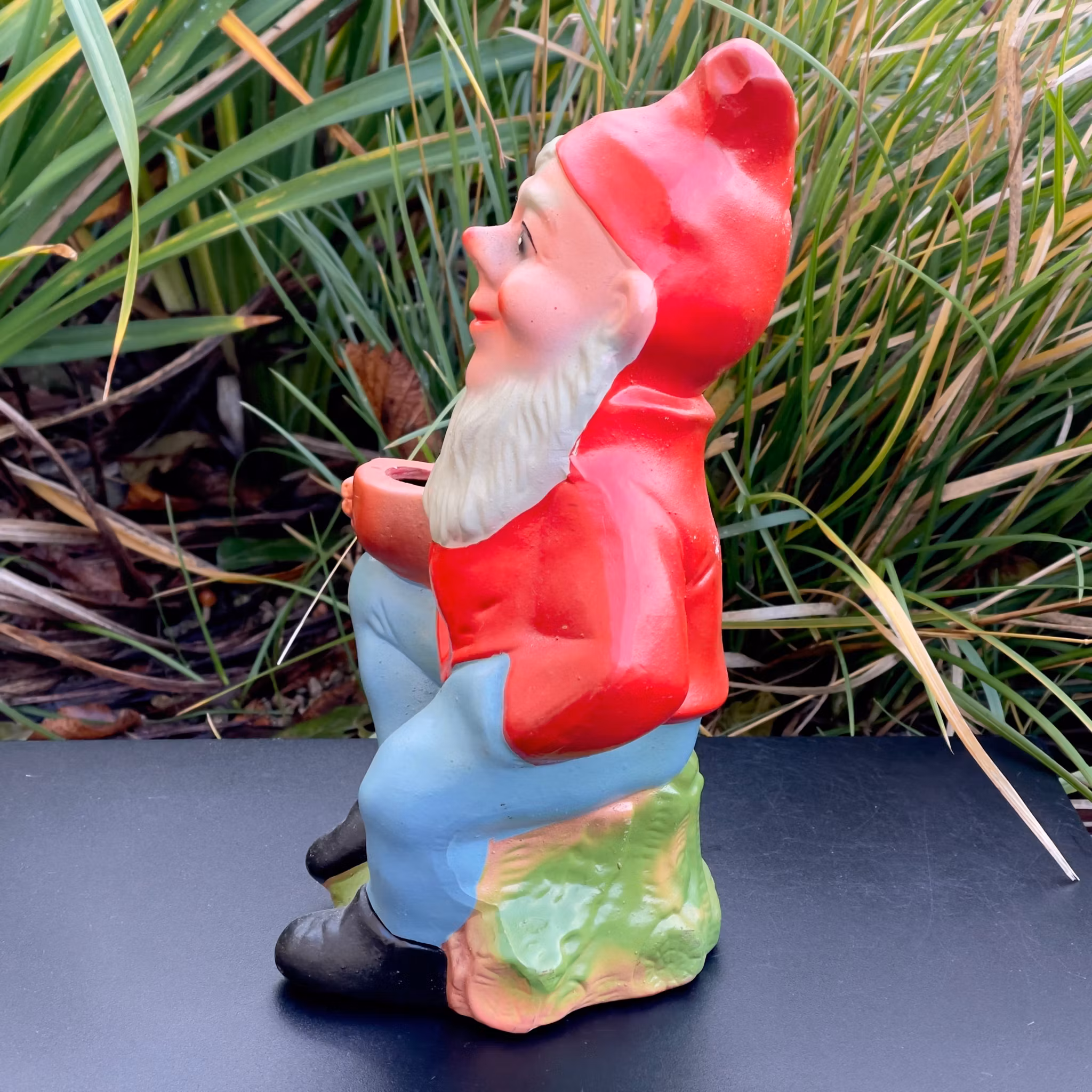 Älterer Weihnachtsmann aus Terrakotta