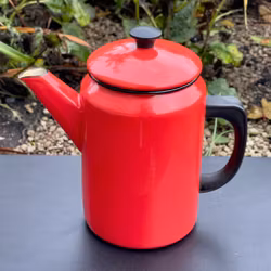 Röd kaffekanna Kockums 1,5 liter
