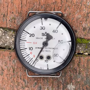 SOS Tryckmätare dykning Dyk djupsmätare, Italien