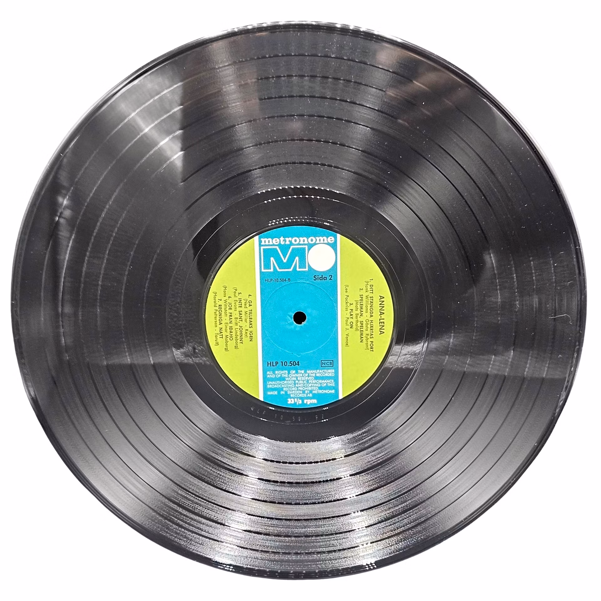 Anna Lena, Klockan I Dalen, LP de vinilo