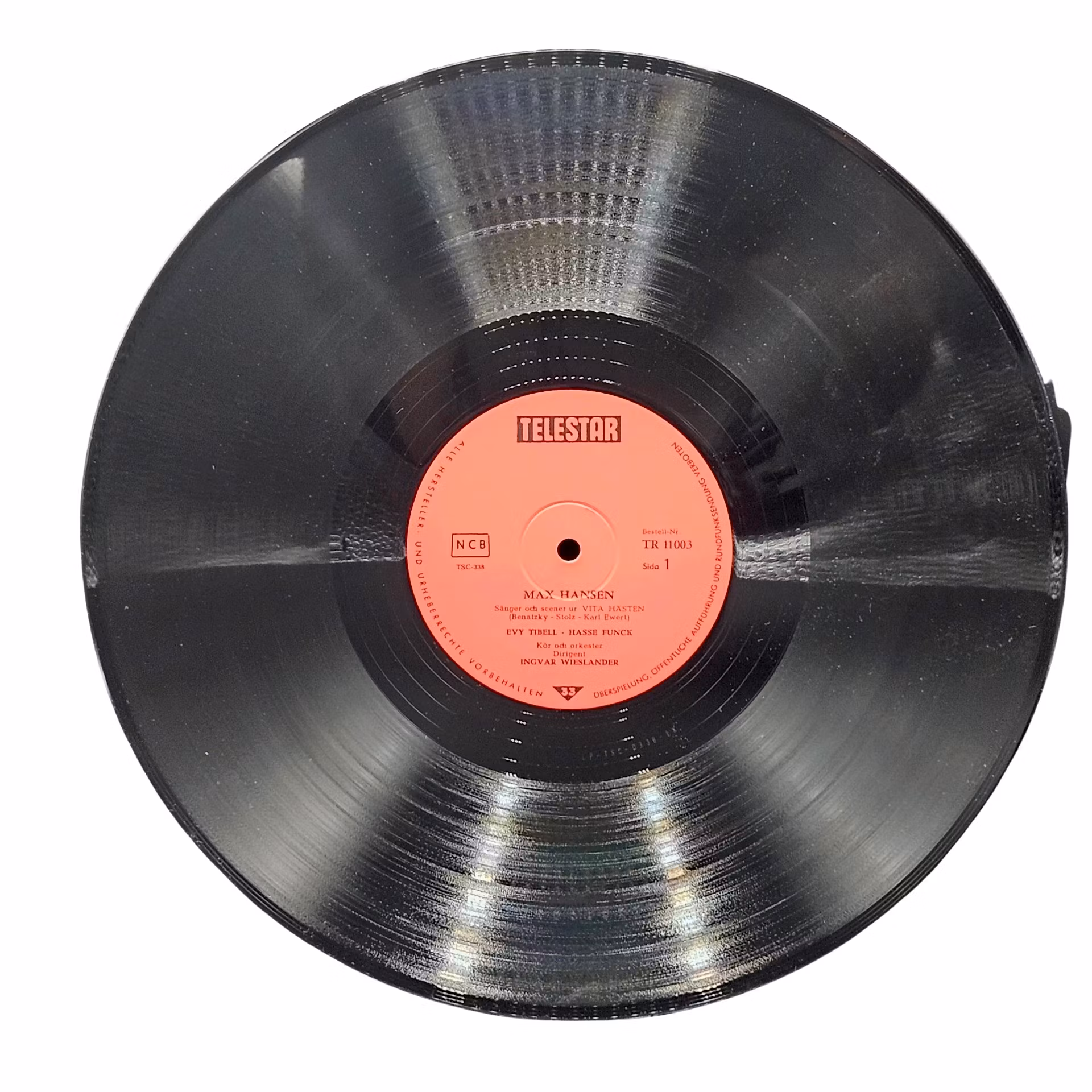 Max Hansen, Vita Hästen, Vinyl LP