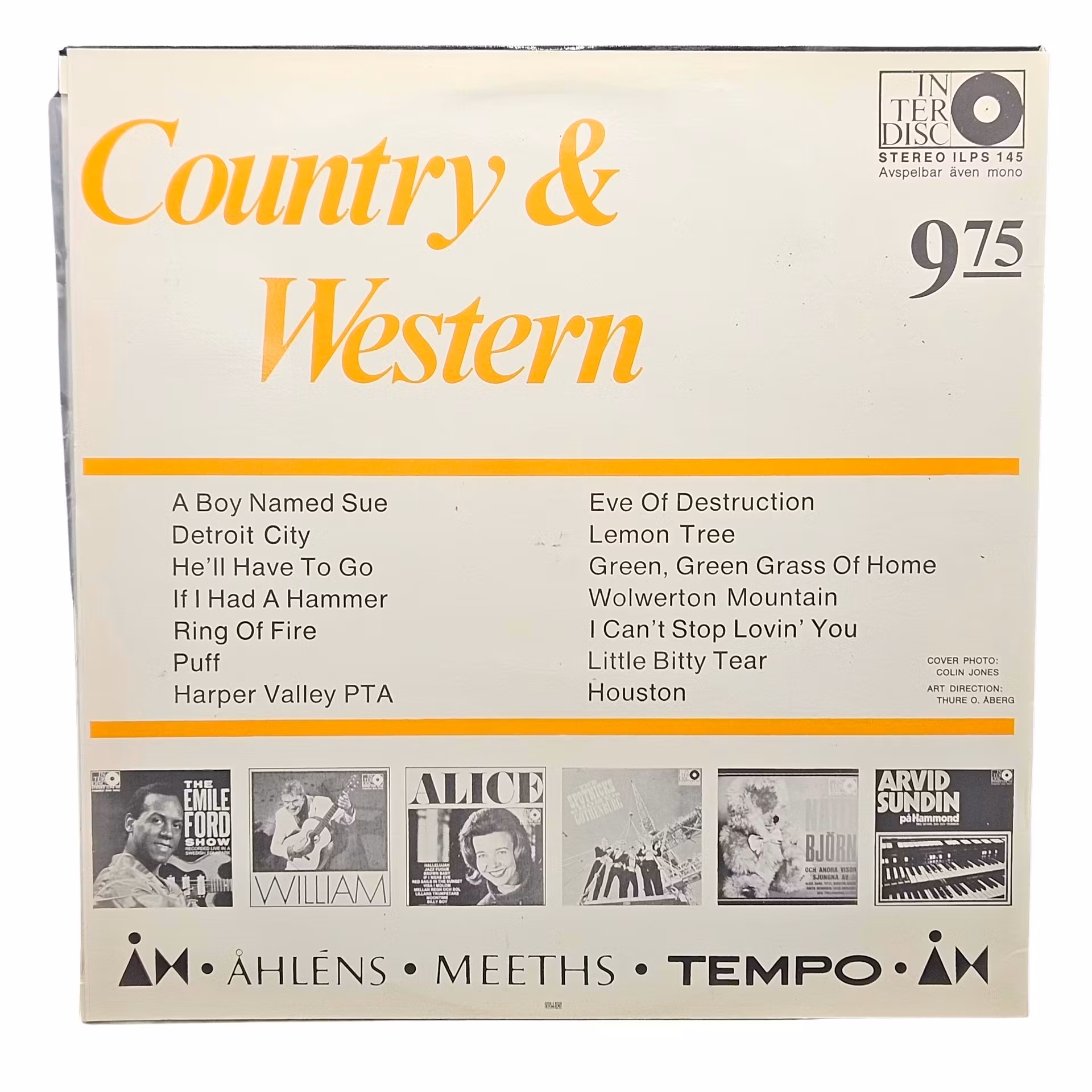 Country And Western, Hits fra sekstitallet, Vinyl LP