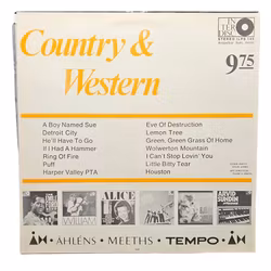 Country And Western, Hits from the Sixties, Vinyl LP