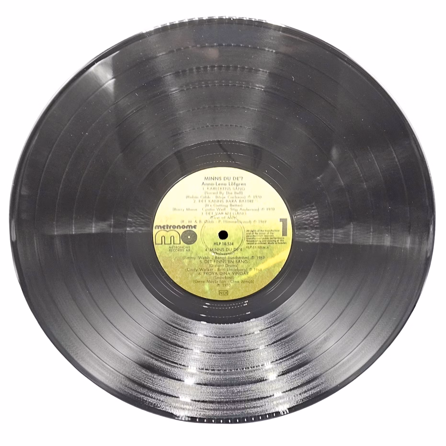 Anna Lena Löfgren, Minns Du De, Vinyl LP