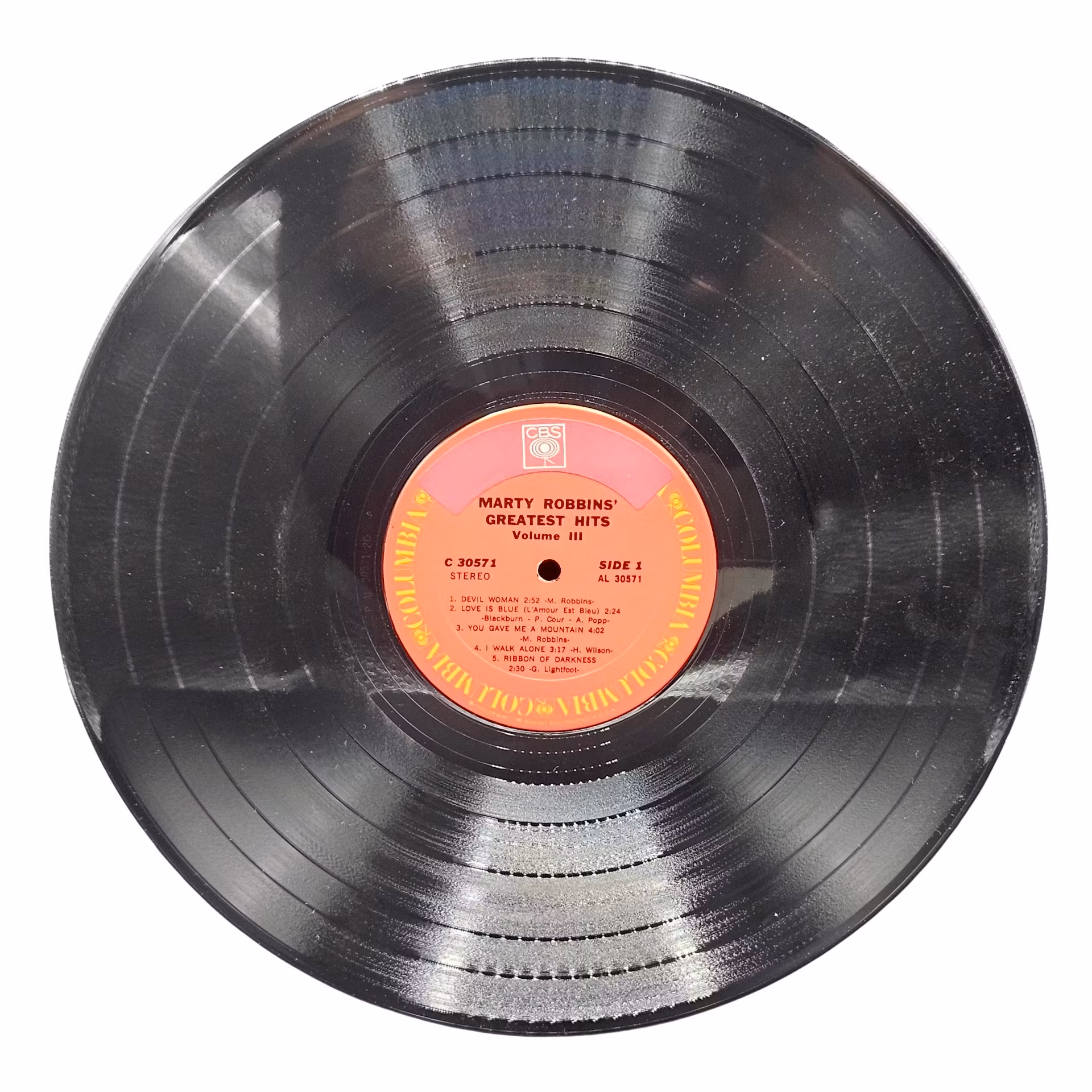 Martin Robbins Greatest Hits, bind 3, vinyl-LP